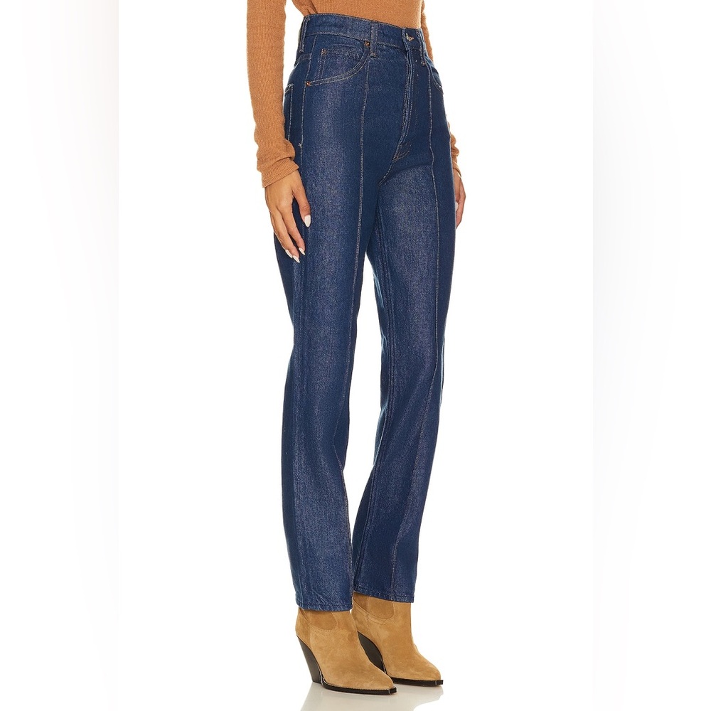 MOTHER Denim SNACKS The Pin Up Tippy Top Sweet Tooth Hover Blue Jeans 27 4 6 NWT - Picture 16 of 16